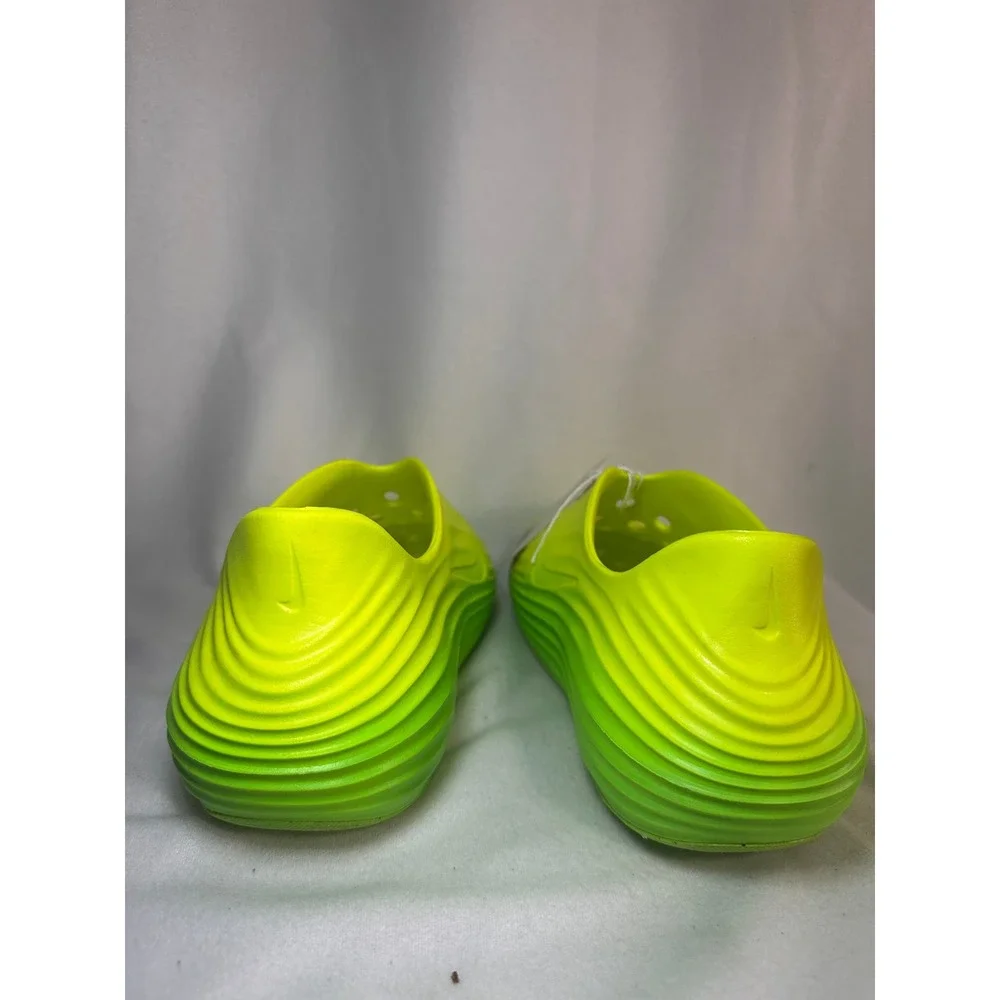 Nike ReactX Rejuven8 Mens 10 Green Strike Volt Black Clogs HV5060-300 NEW‎